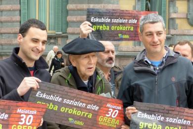 Oskar Matute: "La huelga general debe ser el inicio de una dinámica de movilización y soberanía popular"