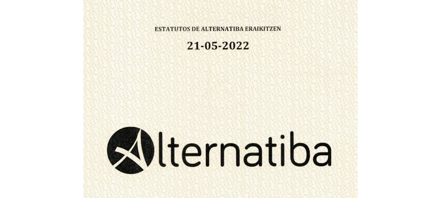 Alternatibaren Eraikitzen. Estatutu aldatuak. (2022/5/21)